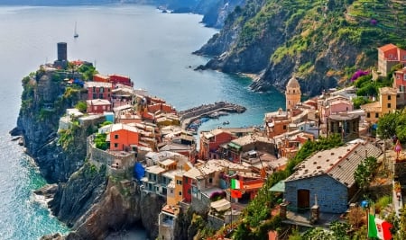 Bay - houses, photo, bay, house, sea