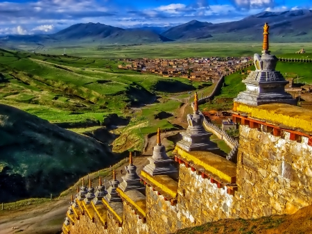 Great Wall of China - great wall of china, china, landscape, wall, photo