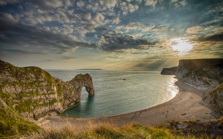 Coast - cloud, sky, rock, coast, nature