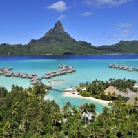 Bora Bora Aerial View