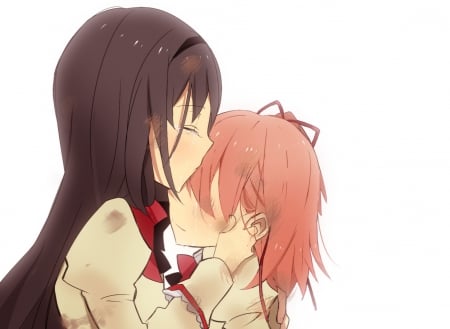 sed homura and madoka - gils, cute, nice, sed