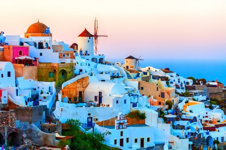 Santorini - Greece, Santorini, blue, beach, hdr, sea, city, photo