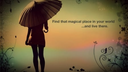 magic - love, lady, magic, place, motivational, quotes