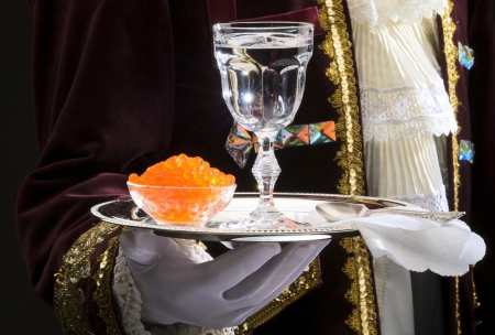 *** Maybe a little caviar? *** - water, delicious, food, glass, caviar