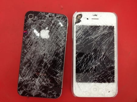 S4 broken - iphone, s4, damage, broken