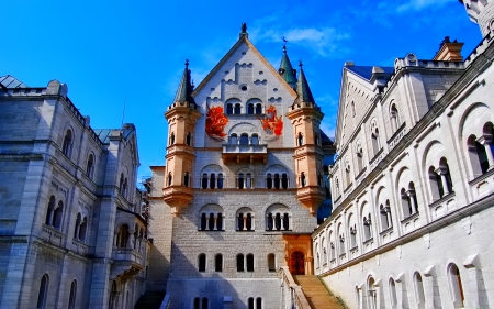 Castle - photo, sky, castle, blue