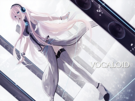 ~Megurine Luka~ - pretty, vocaloid, megurine luka, headphones, long hair, pink hair, anime