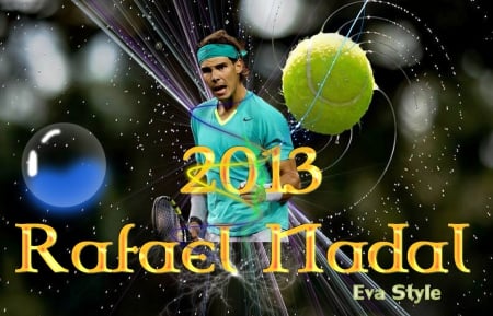 Rafael Nadal - 2013, rafael, nadal, tennis, spor