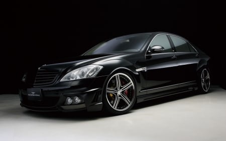 Mercedes s - black, mercedes, tuned, car, modificated, class, hd, s