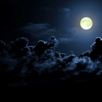 Moon in the night