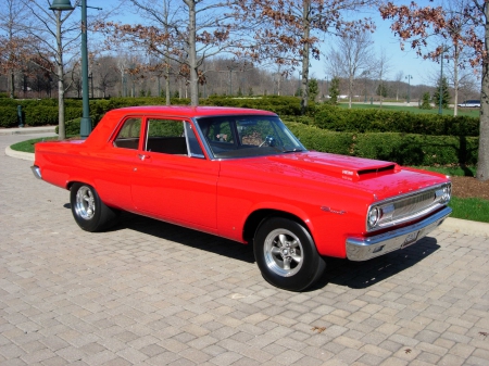 1965 Dodge Coronet - red, mopar, classic, 1965