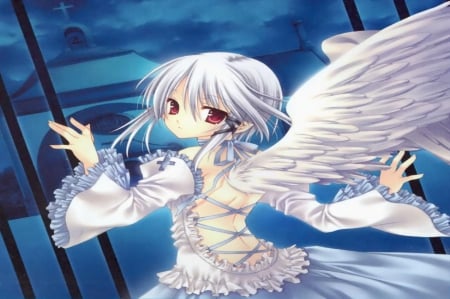 Angel - wings, cute, orginal, girl, angel