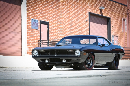 1970 Plymouth Hemi 'Cuda - Black, Mopar, 1970, Classic