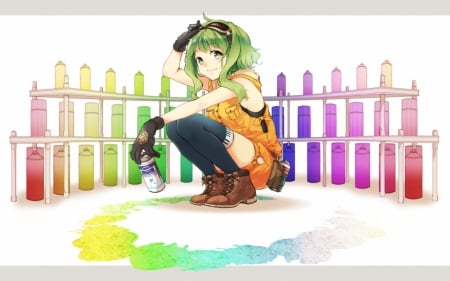 gumi - anime, gumi, girl, vocaloid