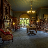 Beautiful Library Study Interior