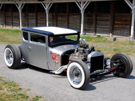 1927-Ford-Coupe - Whitewalls, Hotrod, 1927, Classic