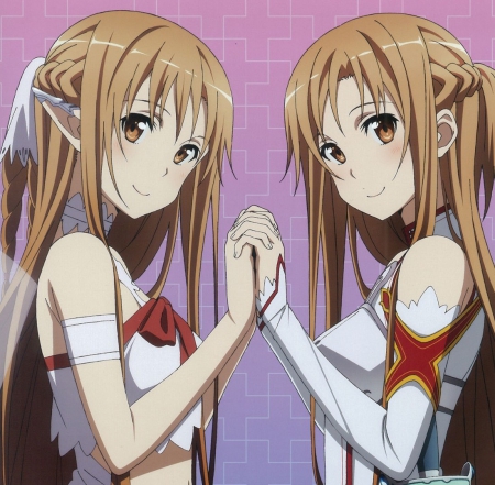 Yuuki Asuna - pretty, female, sublime, armor, yuuki, queen titania, sword art online, sao, nice, brown eyes, asuna, hot, yuuki asuna, titania, beauty, knight, cute, sexy, anime, elegant, divine, kawaii, dress, long hair, asuana yuuki, gorgeous, anime girl, beautiful, girl, lovely, brown hair, sweet, double