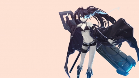 Black rock shooter - Cute, ANIME, girl, brs