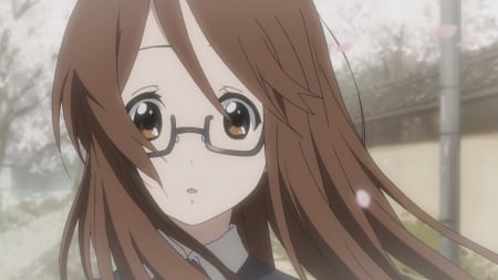 Yamanaka Sawako - nice, sawako, female, glasses, brown eyes, yamanaka sawako, sunglasses, anime girl, brown hair, k on, pretty, k-on, children, anime, cute, kid, girl, adorable, chibi, long hair, child, lovely, kawaii, kon, yamanaka, sweet