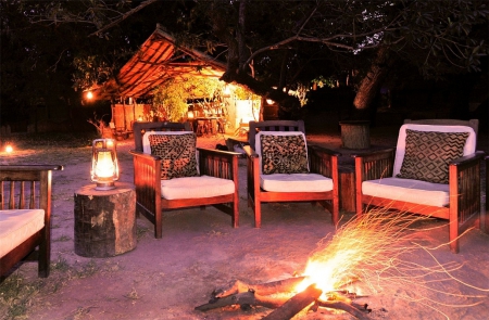 Campfire - safari, nature, campfire, africa