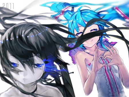 Black rock shooter - Girl, CUTE, Black rock shooter, Anime