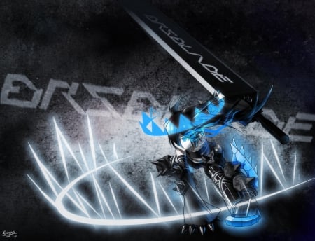 Black rock shooter - Cool, Girl, Black rock shooter, Anime