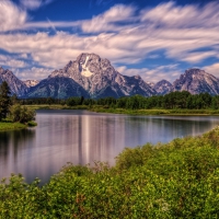 Mount Moran, Snake River