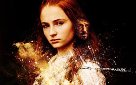 Game of Thrones - Sansa Stark - fantastic, HBO, a song of ice and fire, George R R Martin, Sophie Turner, entertainment, Stark, Game of Thrones, thrones, medieval, tv show, essos, house, game, GoT, fantasy, westeros, redhead, picture, Sansa, skyphoenixx1, show, wallpaper