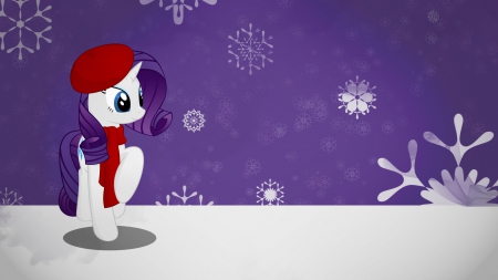 Minamalistic Rarity - purple, rarity, friendship is magic, my little pony