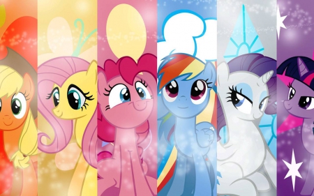 My Little Pony - fluttershy, rainbow dash, applejack, friendship is magic, twilight sparkle, my little pony, rarity, pinkie pie