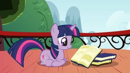 Twilight Reading - My Little Pony, Friendship is Magic, Twilight Sparkle, reading