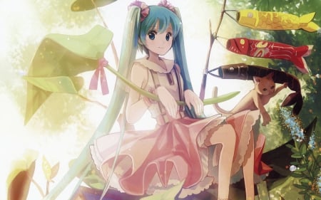 hatsune miku - girl, anime, vocaloid, miku