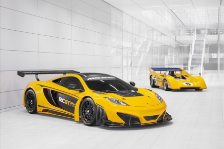 Mclarens - spolier, yellow, old, new