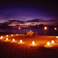 Romantic Evening on the Beach