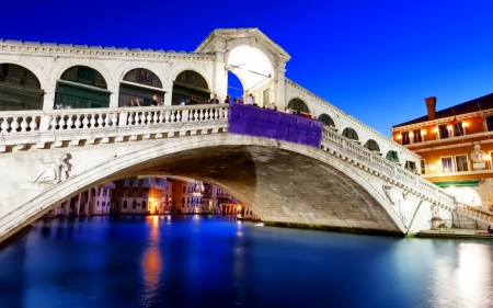 Venice - river, Venice, Italy, photo, bridge