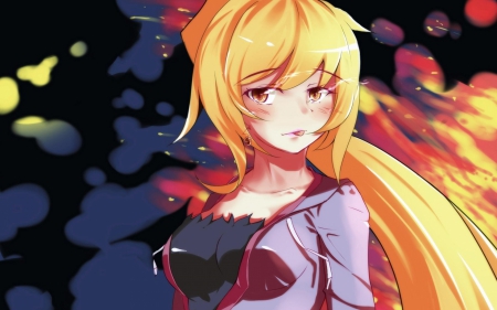 oshino shinobu - girl, cute, anime, monogatari