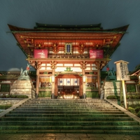 lovely oriental temple