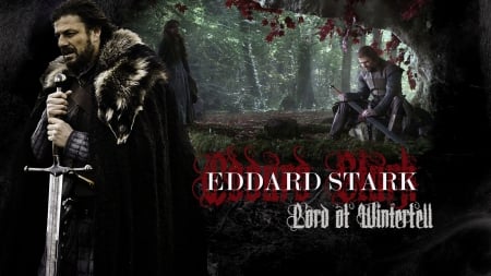 Game of Thrones - Eddard Stark - got, wallpaper, fantastic, game, fantasy, picture, essos, a song of ice and fire, ed, sean bean, tv show, westeros, thrones, skyphoenixx1, game of thrones, show, medieval, hbo, stark, weirwood tree, house, george r r martin, eddard, entertainment