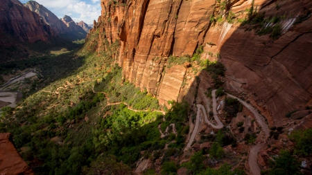 Zion National Park - park, canyon, grass, utah