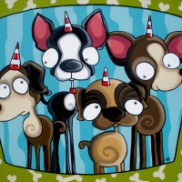 WHIMSICAL DOGGIES