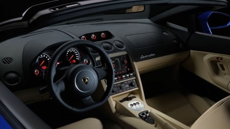 Gallardo interior - hd, lamborghini, speed, car, interior, luxe