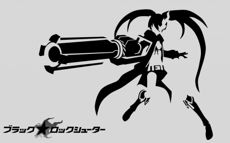 huke - girl, black rock shooter, anime, huke