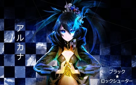 Huke - girl, black rock shooter, anime, huke