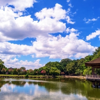 Ukimido Pavilion, Nara Park, Japan