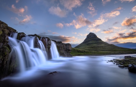 waterfall - nature, fun, waterfall, river