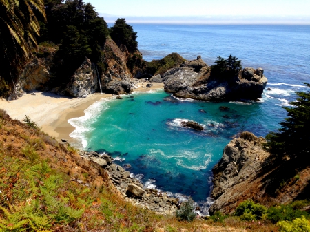 BIG SUR MCWAY FALLS,CA - Julia Pfeiffer Burns State Park, McWay Falls, CA, Big Sur