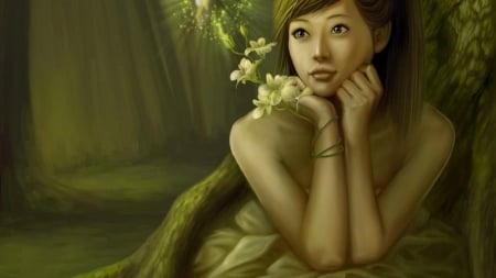 ALL DREAMS - FANTASY, DREAMS, ARTWORK, WOMAN