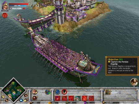 Trieme ship - rts, water, video game, ship