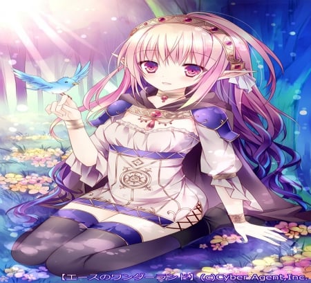 Sweet Princess - cg, long hair, cute, game, girl, princess