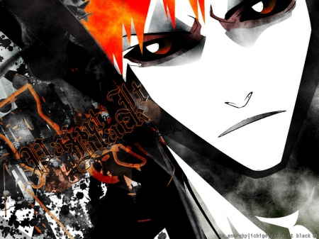 Bleach - male, bleach, anime, ichigo, orang hair